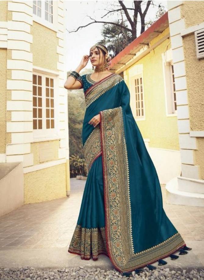 SULAKSHMI SUNSHINE Latest Fancy Designer Heavy Festive Wear Pure Trusser Heavy Saree Collection